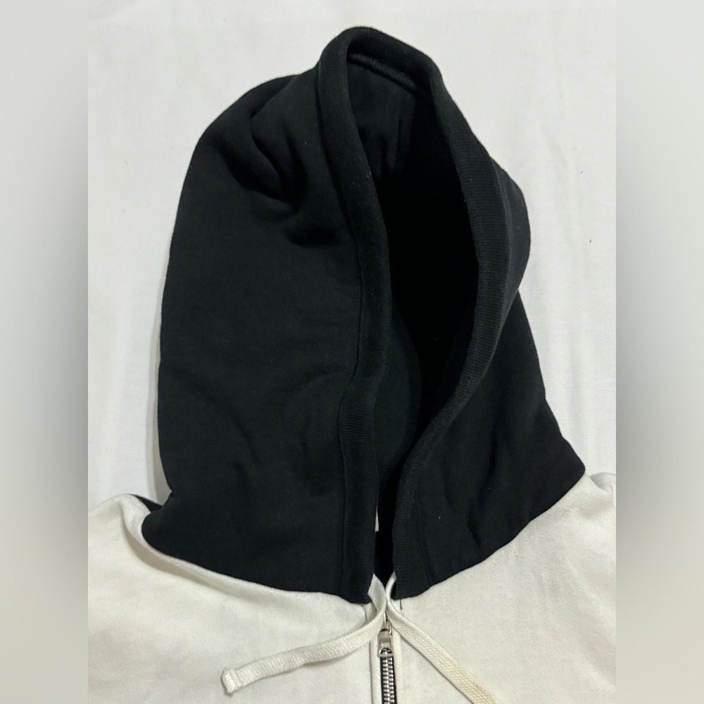 VTG A Bathing Ape BAPE Digital Print Y2K Stars Nigo Parka Zip Hoodie RARE BLACK - Picture 9 of 16
